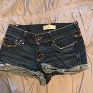 Abercrombie Kids dark denim shorts